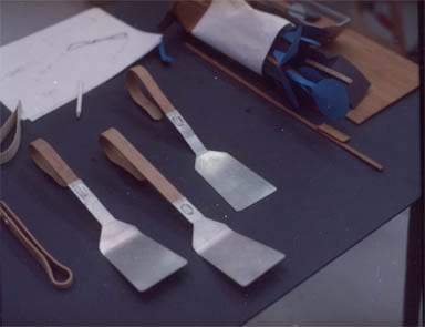 Early utensil prototypes Early utensil prototypes