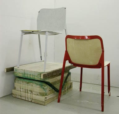 Cardboard prototype chairs for Wilkhahn. The plan is to make them using machinery from the automative industry Cardboard prototype chairs for Wilkhahn. The plan is to make them using machinery from the automative industry
