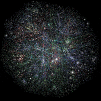 Barrett Lyon’s Mapping the Internet, 2003 Barrett Lyon’s Mapping the Internet, 2003