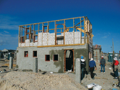 The second storey taking shape