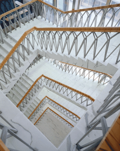 The central stairwell - Peter Markli