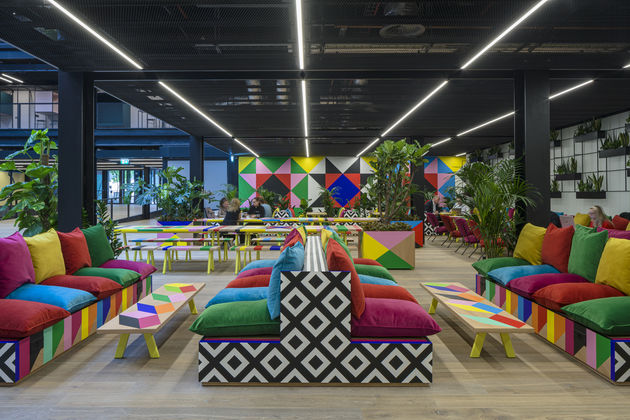 Morag Myerscough pavilion cafe