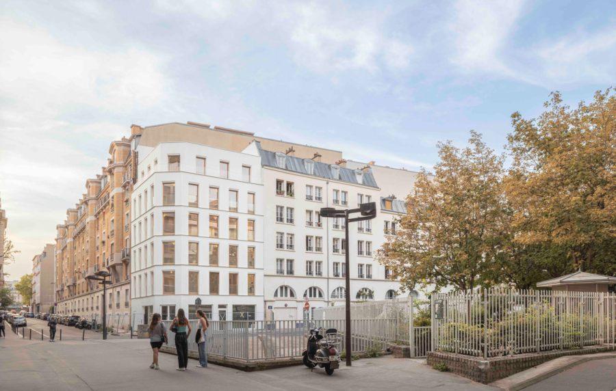 Mobile Architectural Office Paris architecture exterior facade white