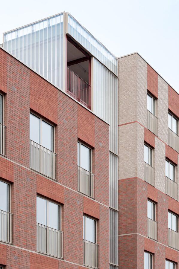 Reed Watts Harbard Close Barking London exterior brick facade