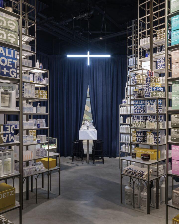 Jonathan Tuckey Design Malin Goetz Canary Wharf London