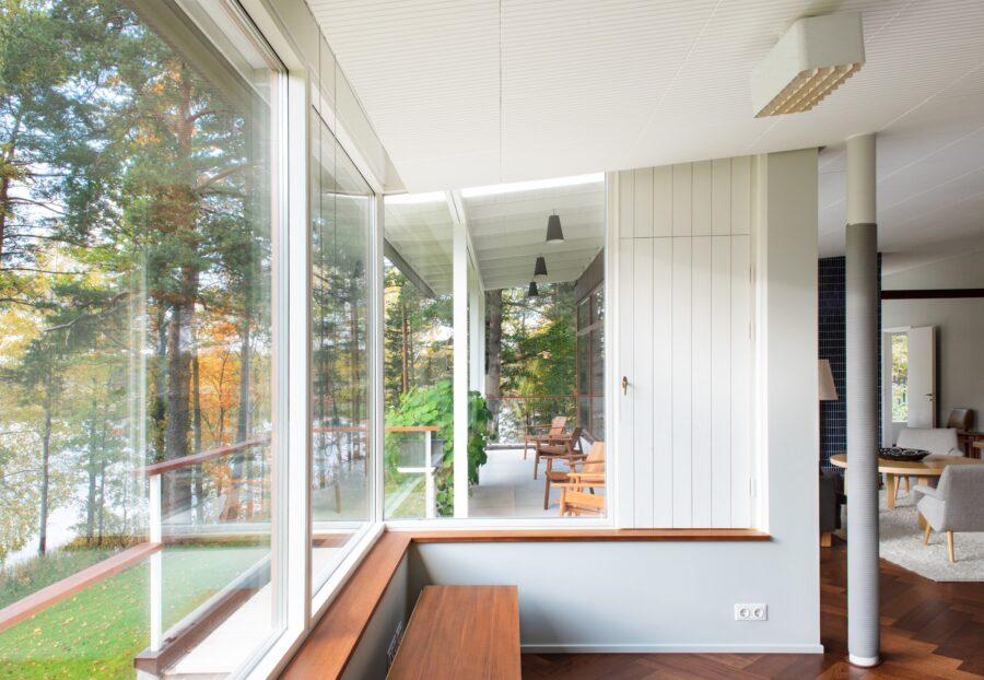 Villa Koivikko Helsinki Studio Petra Majantie OOPEAA living room interior