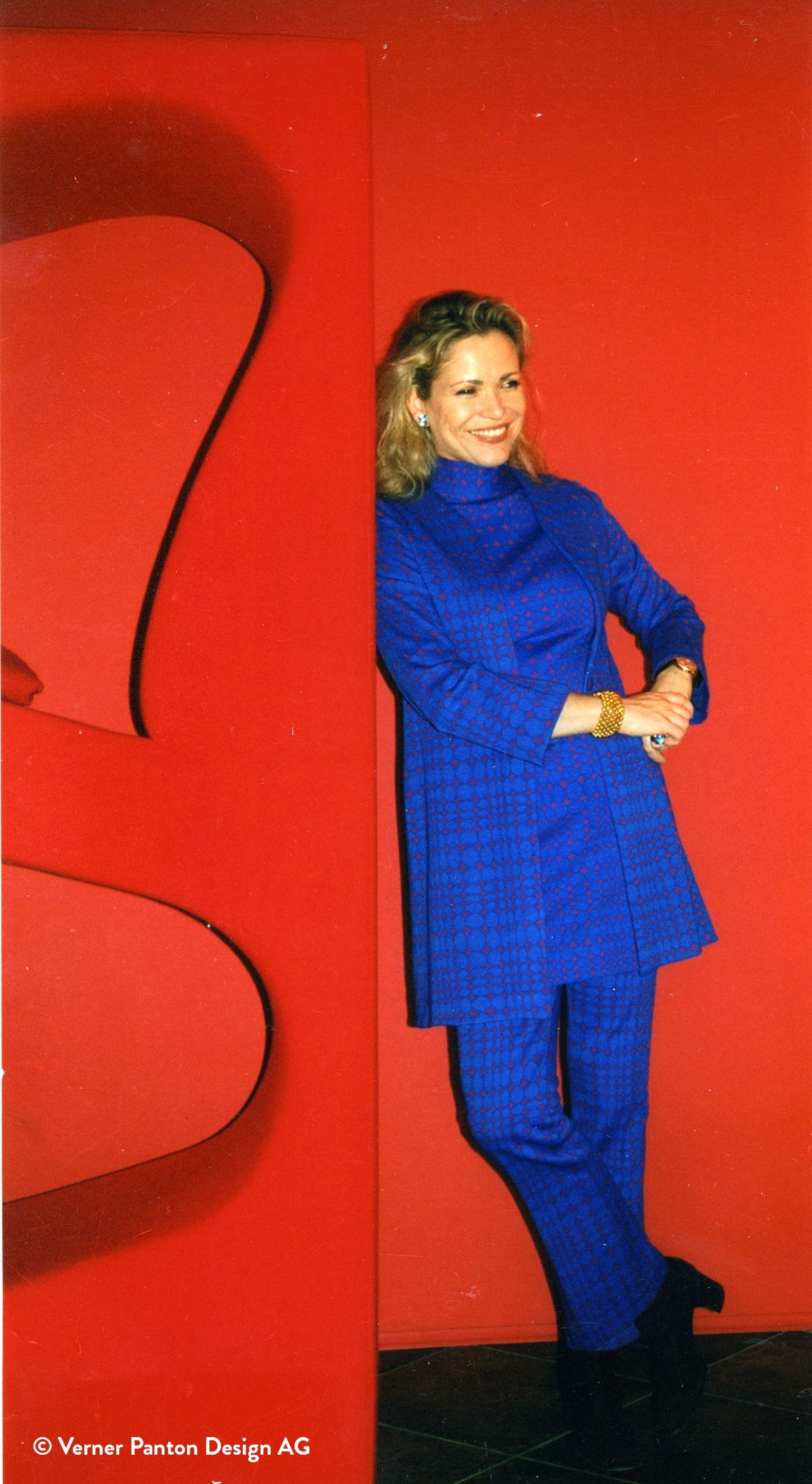 Verner Panton Design featuring Carin Panton portrait