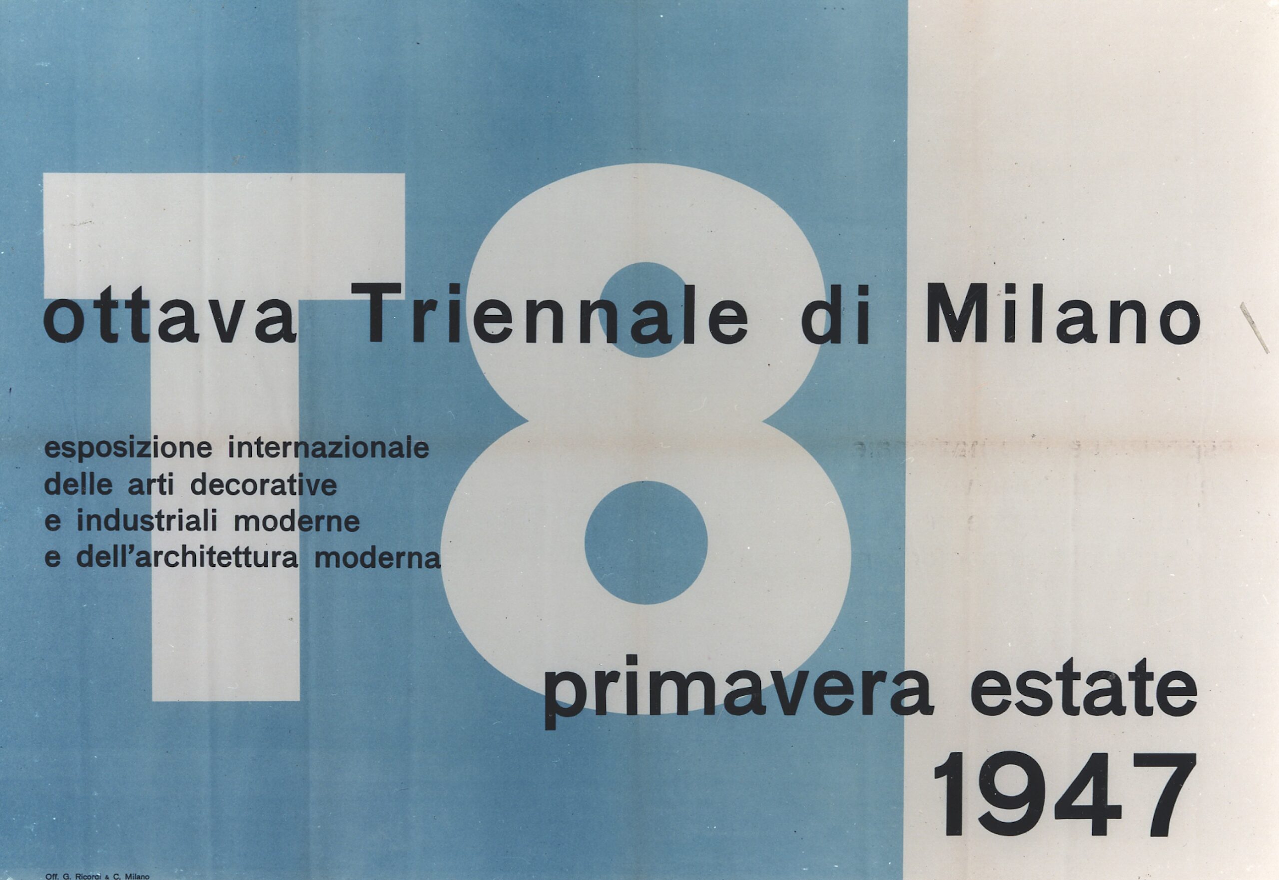 Triennale Milano poster 1947