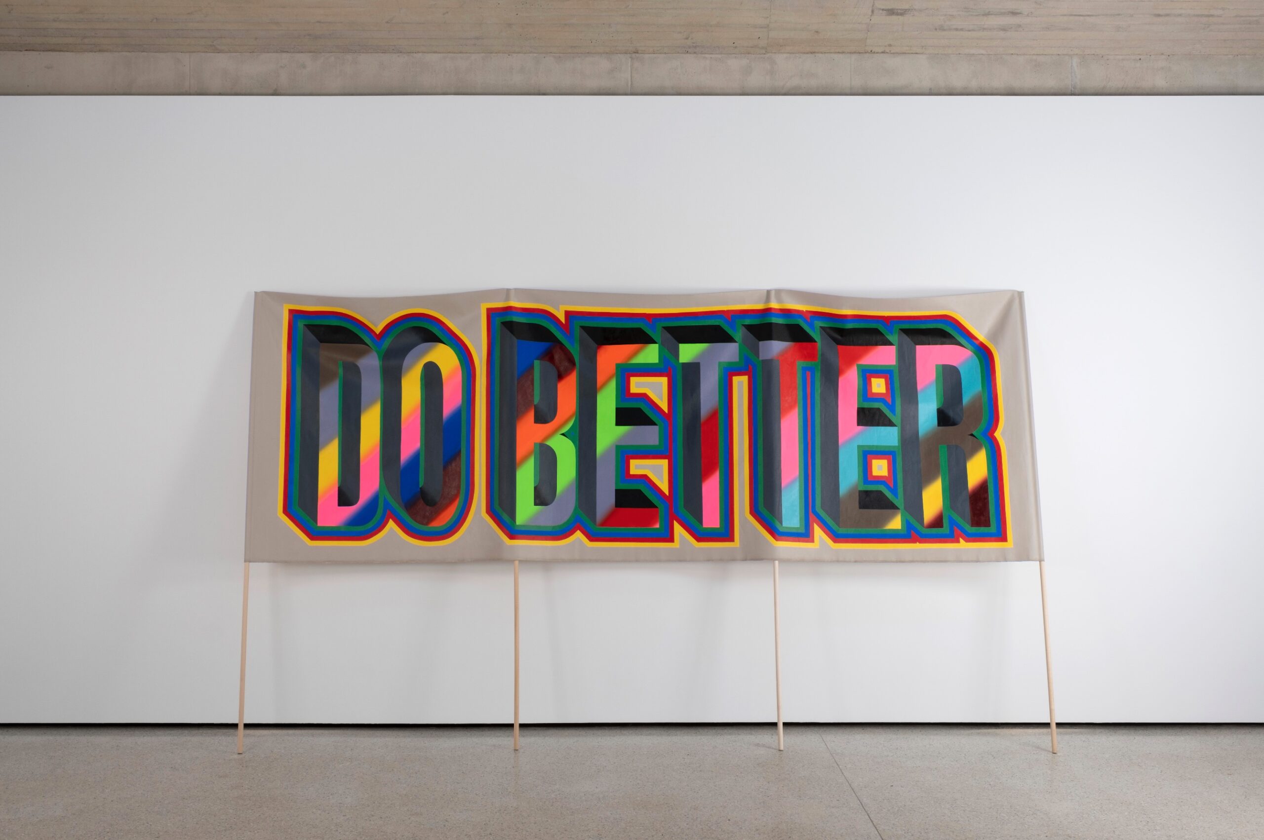 Lakwena Do Better colourful graphic design type font
