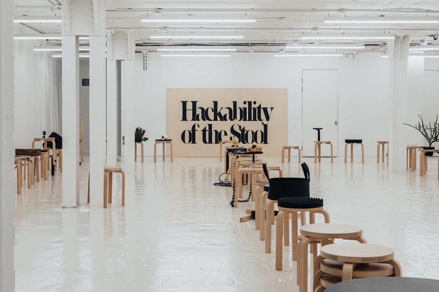 Artek Stool exhibition Shoreditch LDF