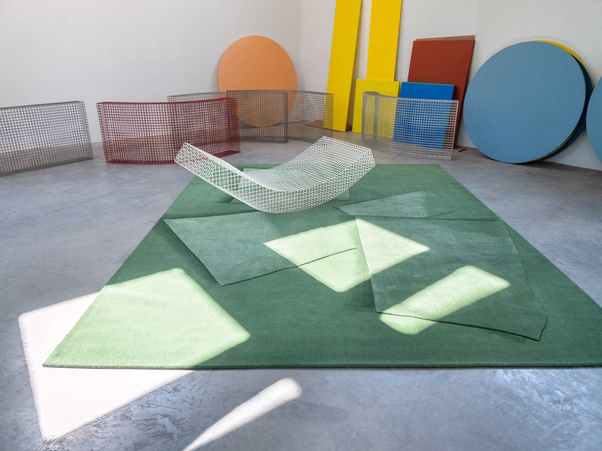 Muller Van Severen Andreas Murkudis Willem Cole art design grid colourful