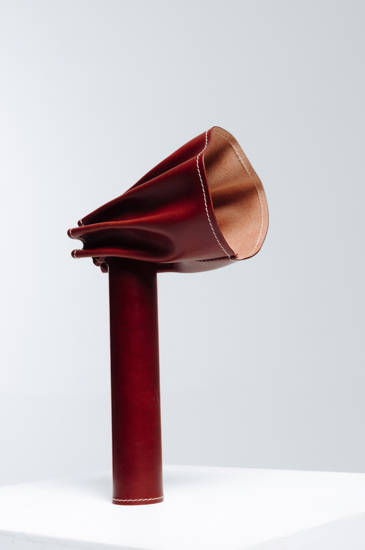 NK Interior Stockholm Design Week 2024 Julie Amira's Grammy desk lamp red leather
