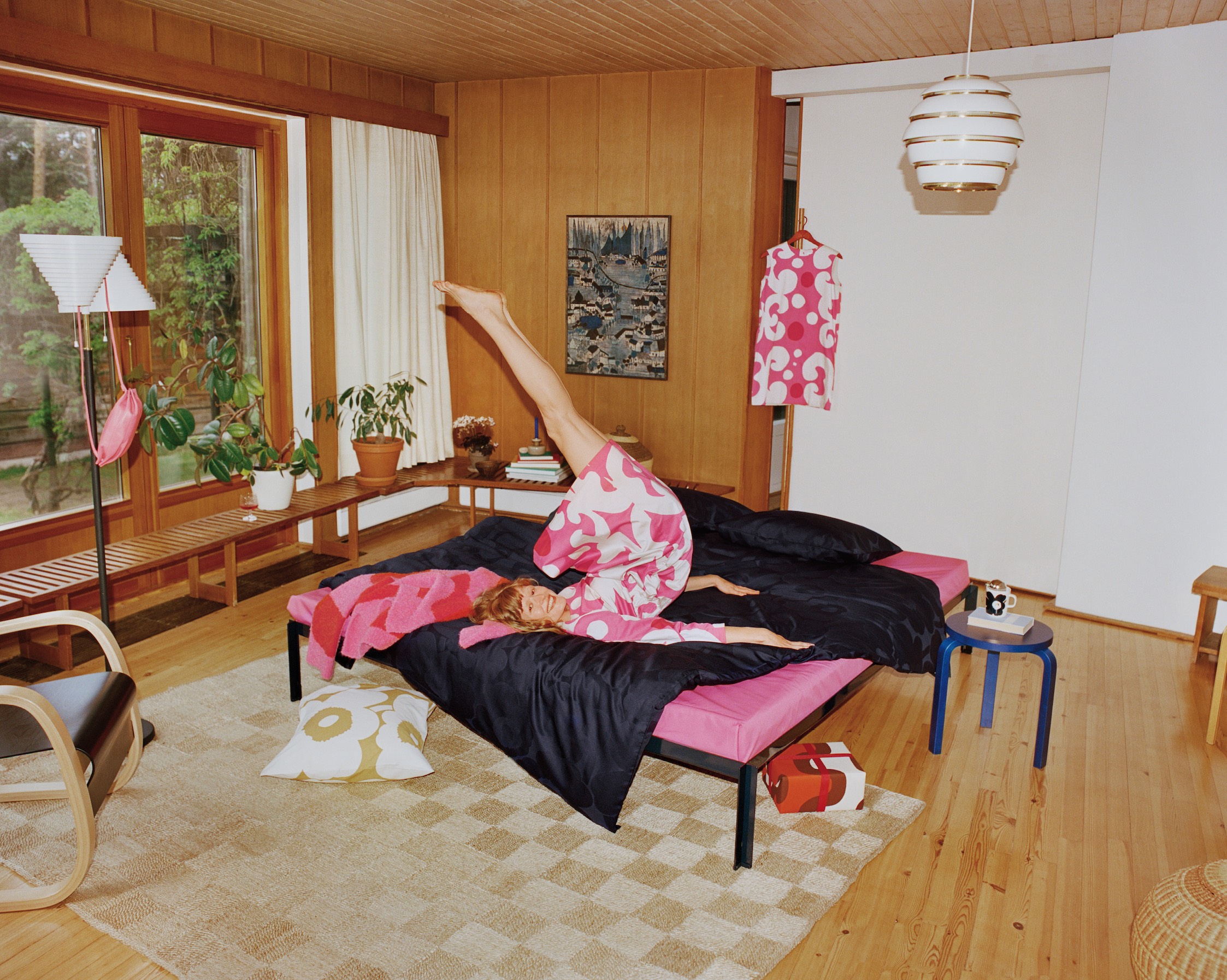 Marimekko unikko print pink