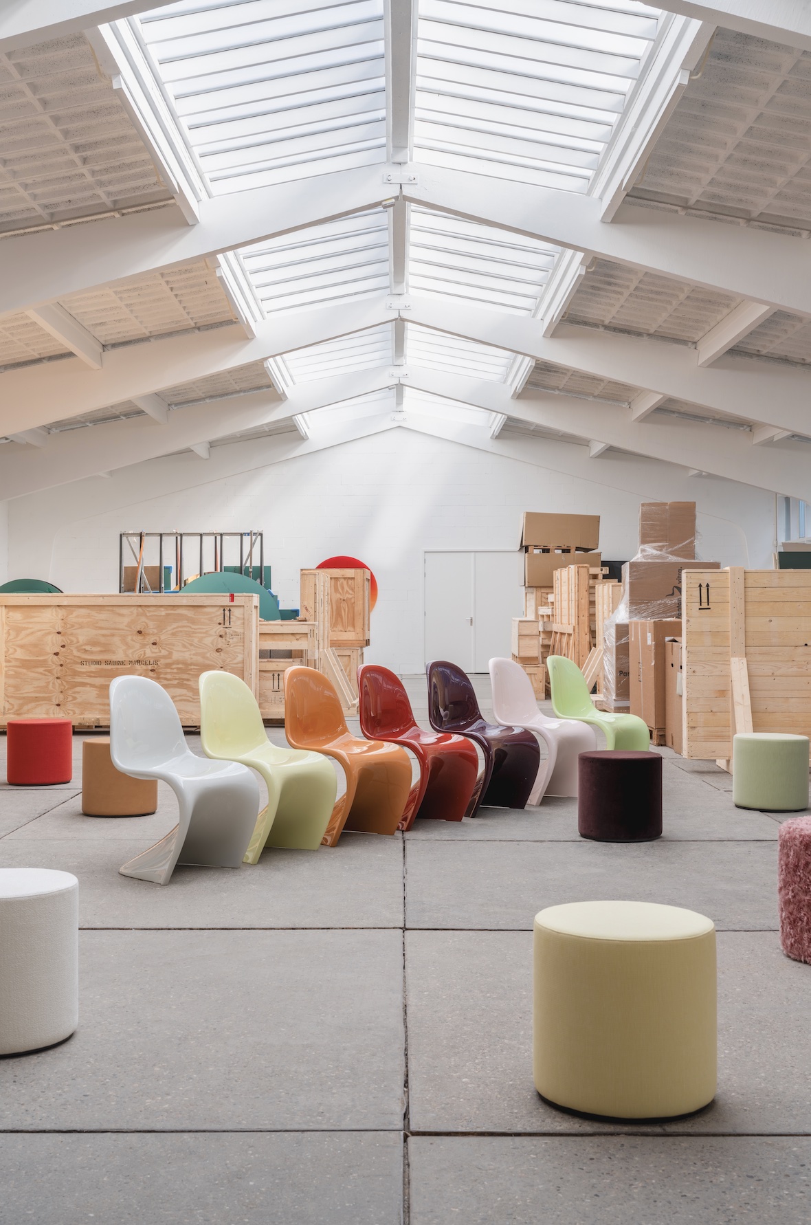 Vitra Sabine Marcelis Verner Panton chairs VitraHaus Loft