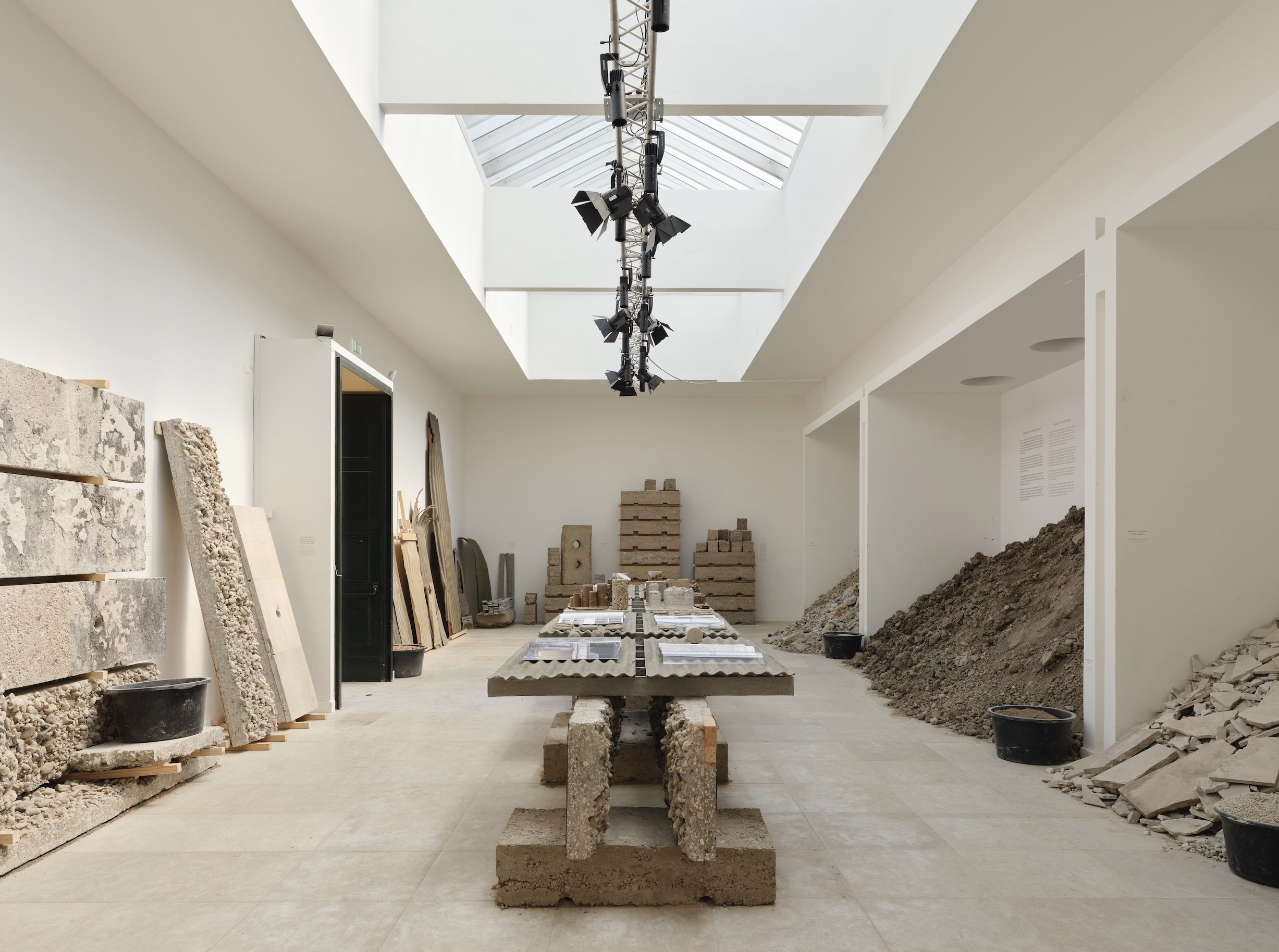 Build of Site 2025 Venice Architecture Biennale Danish Pavilion