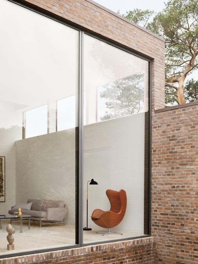 Fritz Hansen Egg Chair interior 