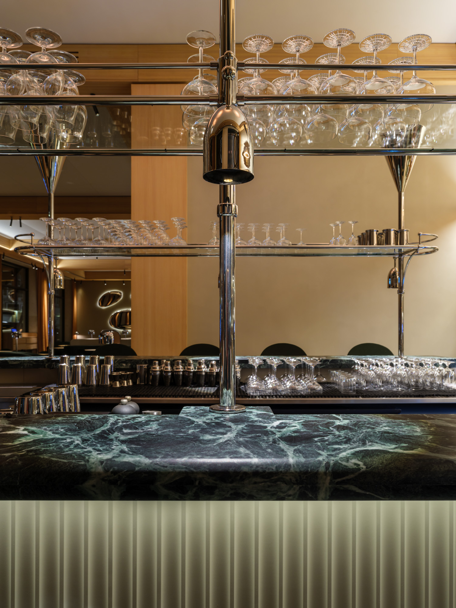 Levi Copenhagen restaurant Johannes Torpe Studios bar interior design