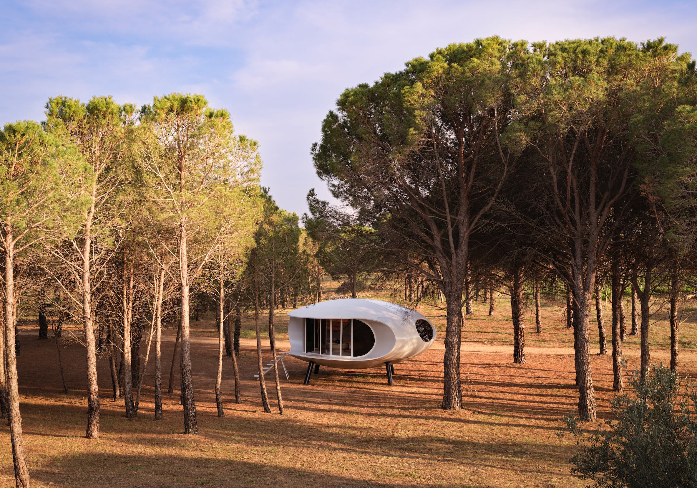 Clément Cividino Xasteros House 1960s fibreglass pod