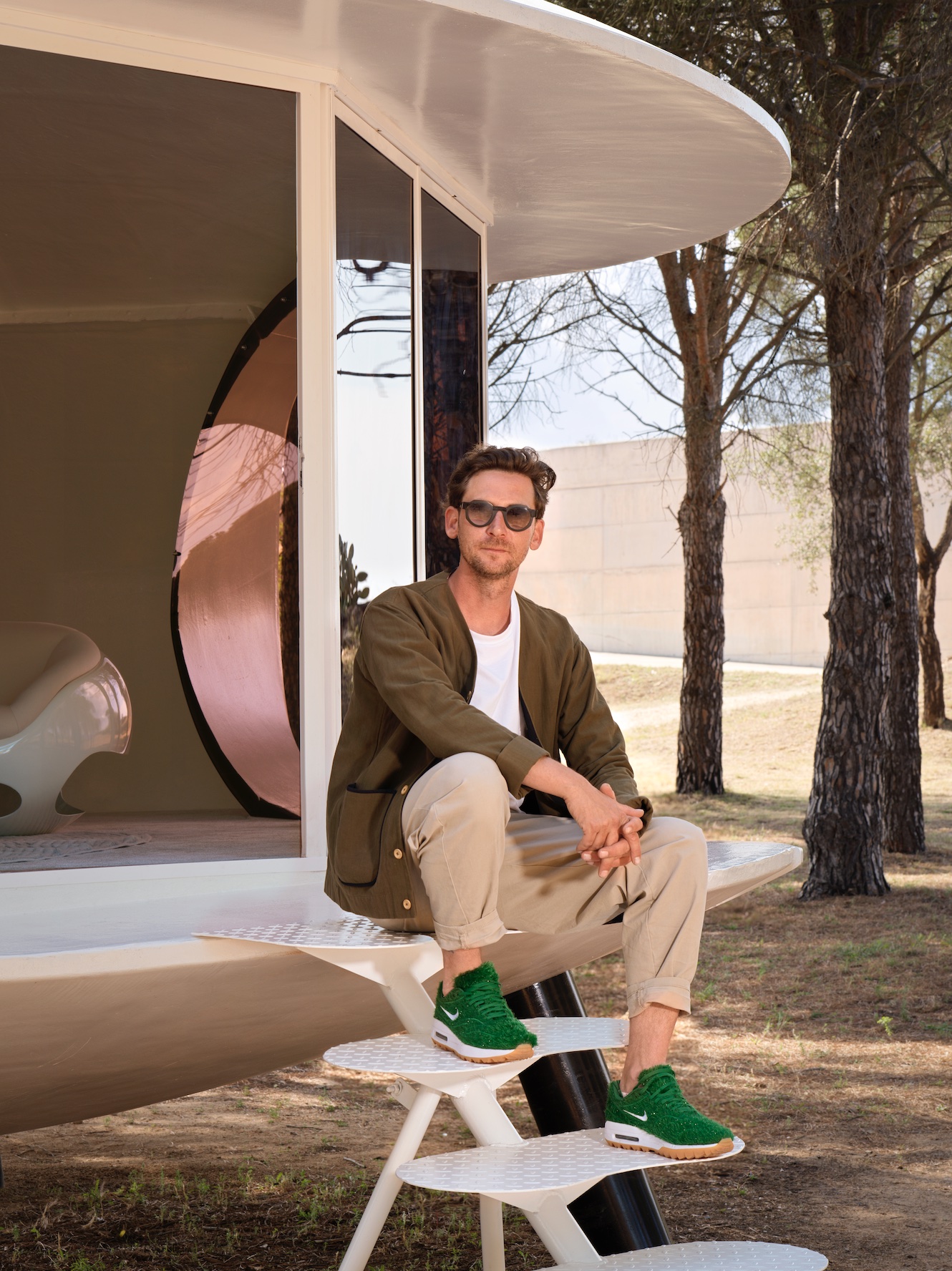 Clément Cividino Xasteros House 1960s fibreglass pod